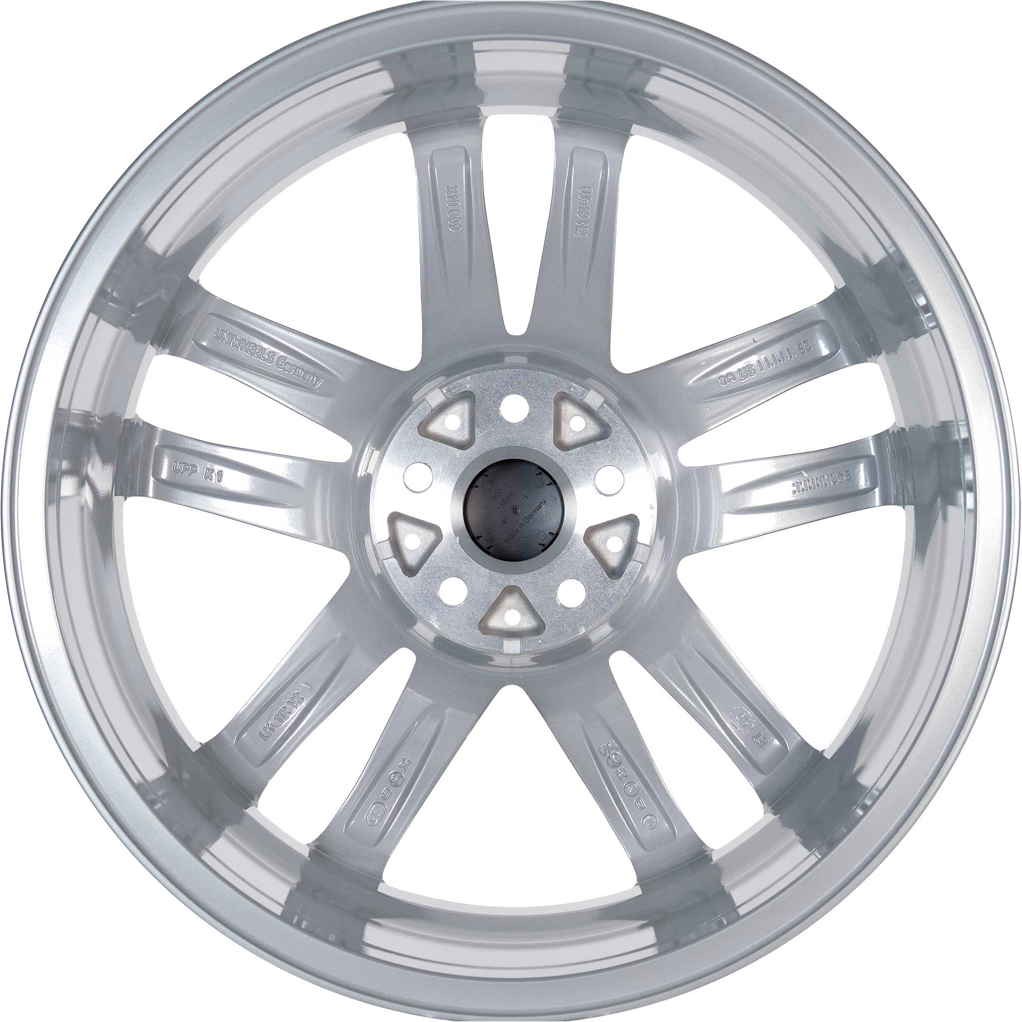 Rial X10 Metallic Gray Alloy Wheel Product Image #5