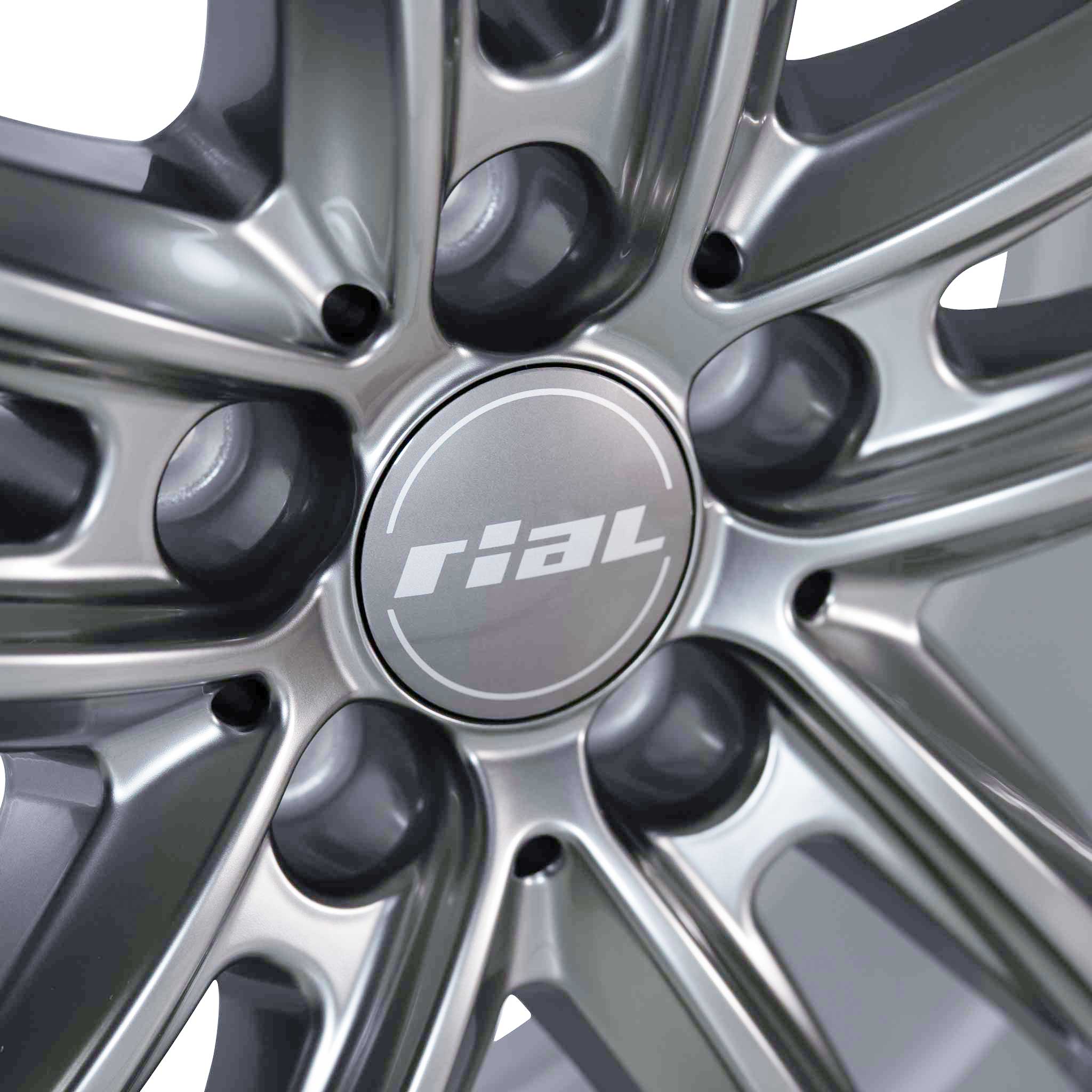 Rial X10 Metallic Gray Alloy Wheel Product Image #6