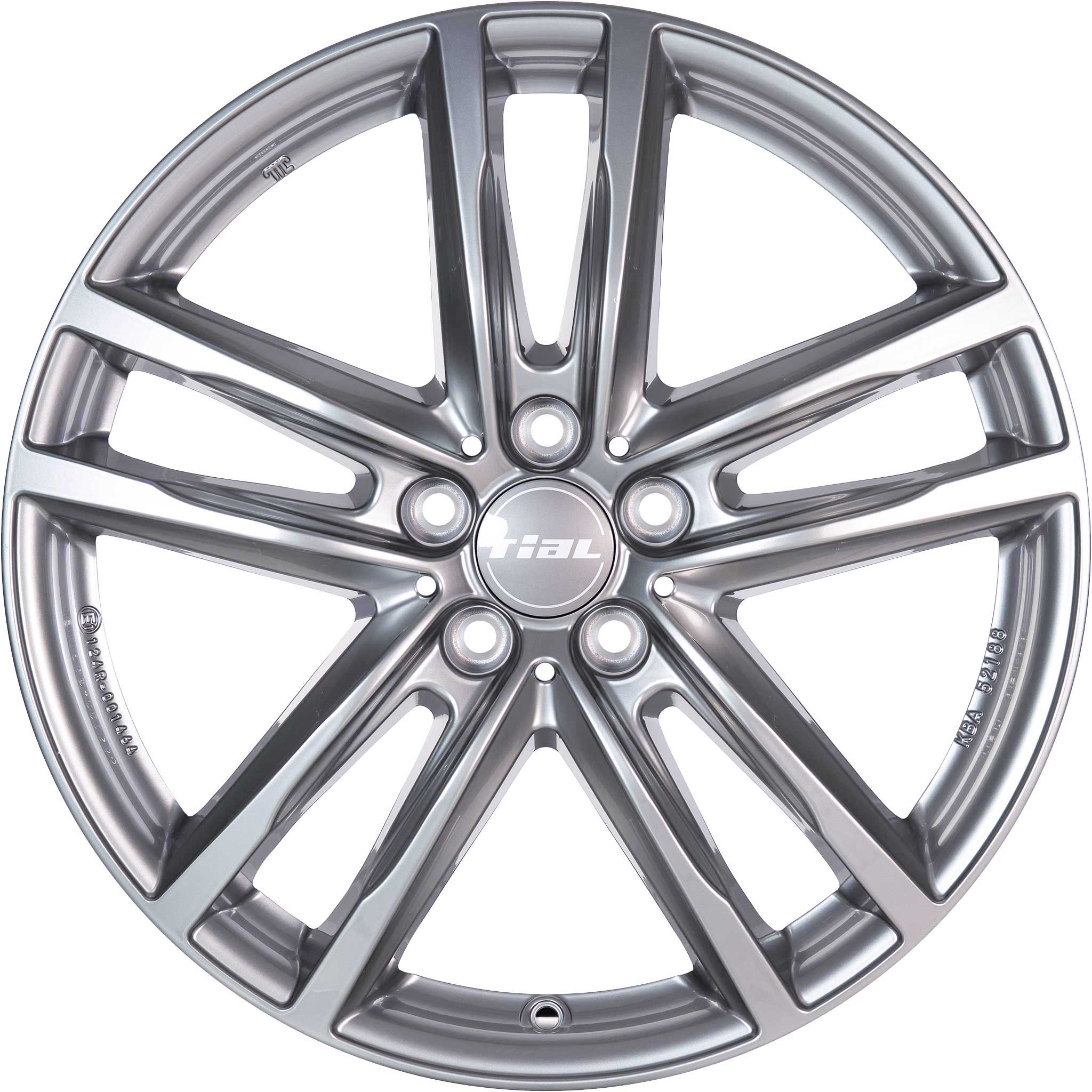 Rial X10 Metallic Gray Alloy Wheel Product Image #3